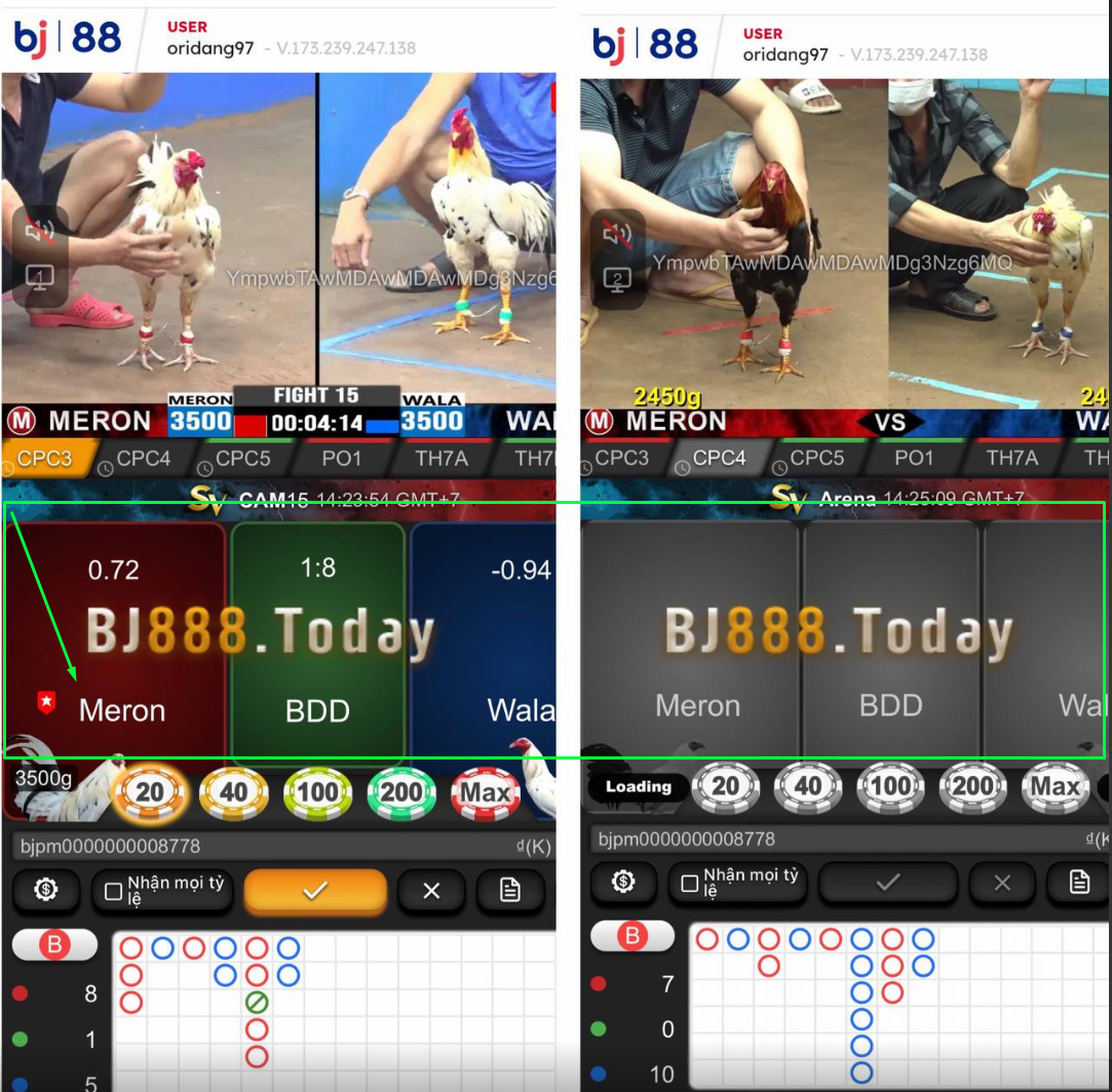 lựa chọn cửa đặt cược theo dự đoán của mình 